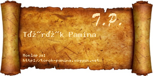 Török Pamina névjegykártya